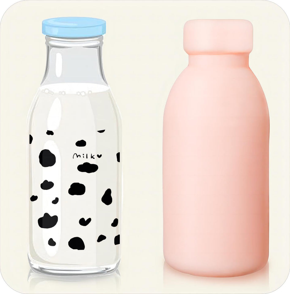 Realistic Milk Bottle Male Masturbator, Pocket Pussies, Sex Dolls for Men Sexy Pleasure, Enhances Men's Pleasure Male Masturbato