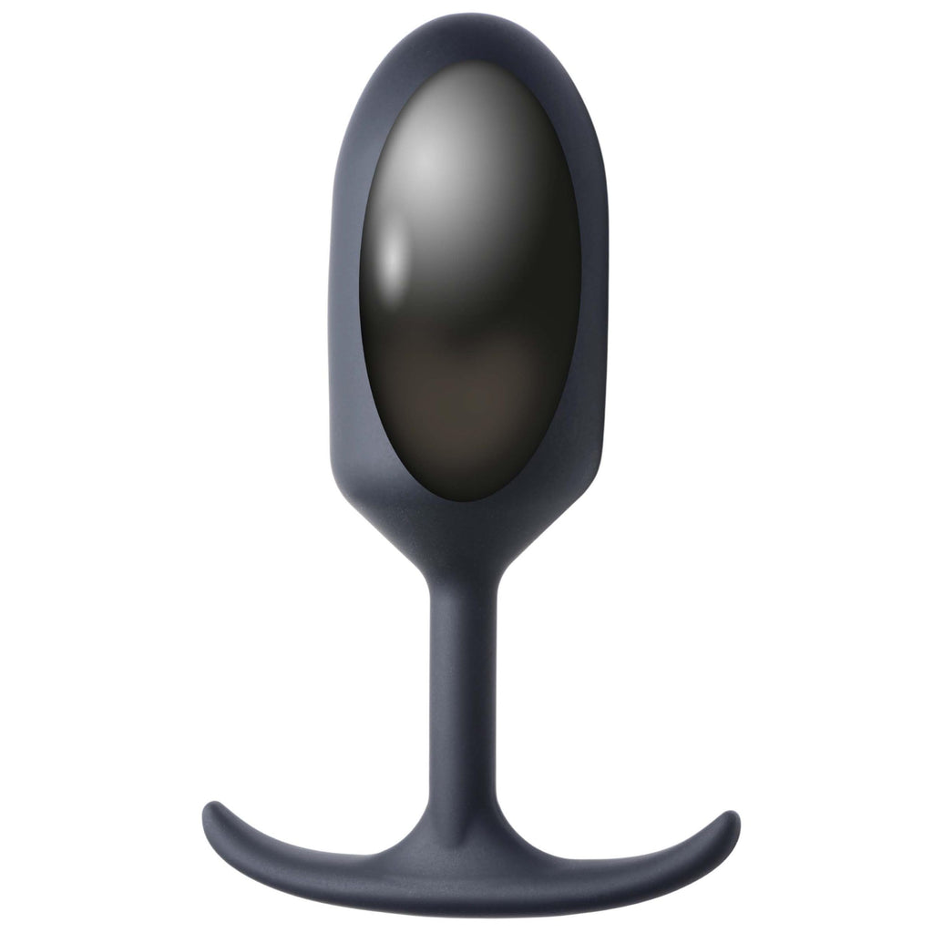 HEAVY HITTERS Premium Silicone Weighted Anal Plug - Extra Large, Black