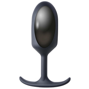 HEAVY HITTERS Premium Silicone Weighted Anal Plug - Extra Large, Black