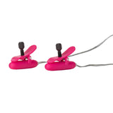 California Exotic Novelties Nipple Play Vibrating Heated Nipple Teasers, Pink