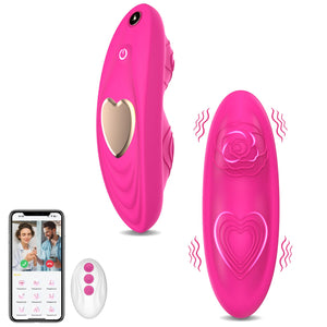 Adult Sex Toys for Women or Couples Vibrator, Dual 9+9 Vibration Modes Independent Control by APP or Remote, Mini Butterfly Vibr