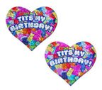 Pastease Tits My Birthday! Heart Confett