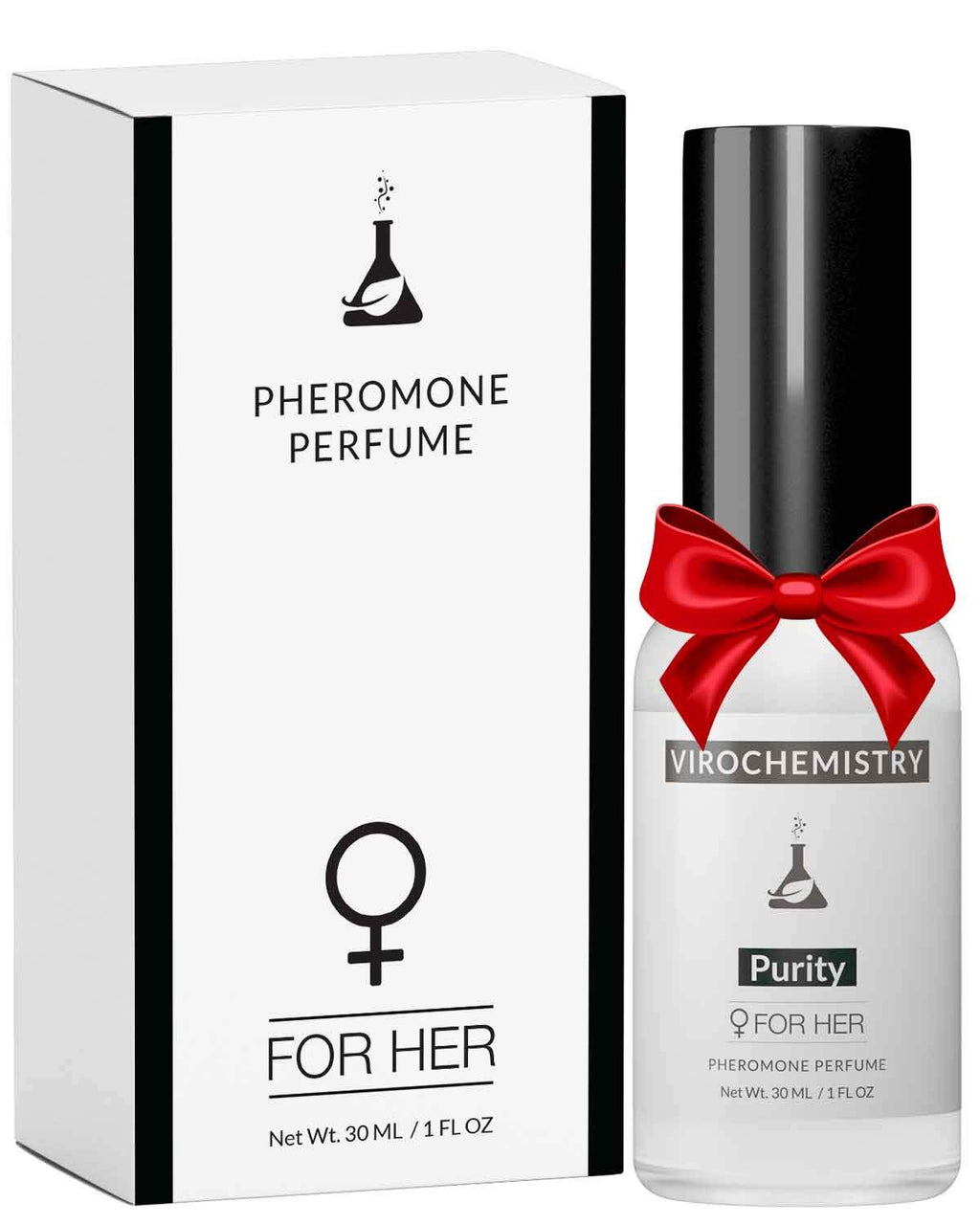 Pheromones For Women (Purity) - Elegant, Ultra Strength Organic Fragrance Body Perfume Spray (1 Fl. Oz Spray) (Human Grade Phero