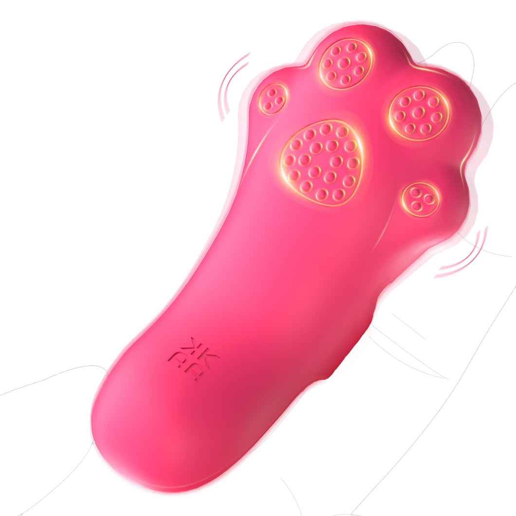 Finger Sex Toys Vibrator for Women, STUKUNI Cat Paw Shape Bullet Vibrator G-Spot Clitoral Stimulator with 9 Vibrations Finger Ad
