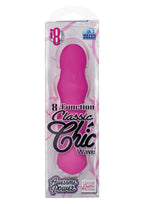 California Exotic Novelties 8-Function Classic Chic Wave Vibrator, Pink