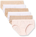 Hanes Ultimate Womens 6-Pack Breathable Cotton Hipster Panty