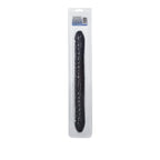 California Exotics Veined Double Dildo, Black, 18 Inches