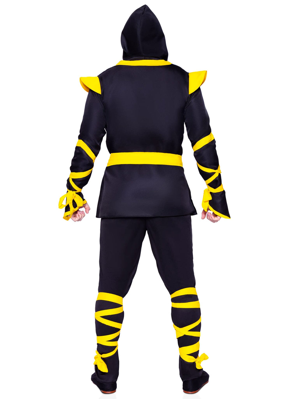 5Pc Ninja, Includes Shirt With Attached Wraps, Belt, Pants With Attached Wraps, Face Mask, And Detachable Hood