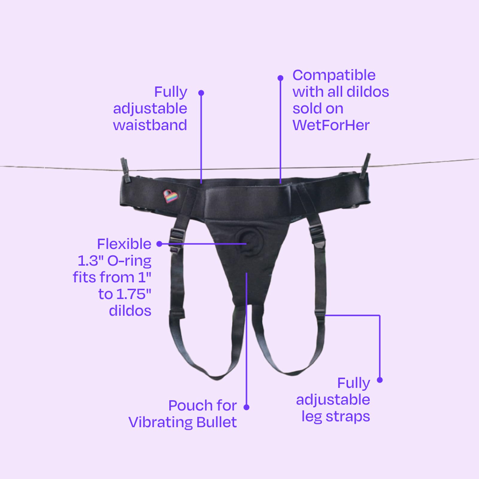 Wfh Jock Harness Black-Black L-5X