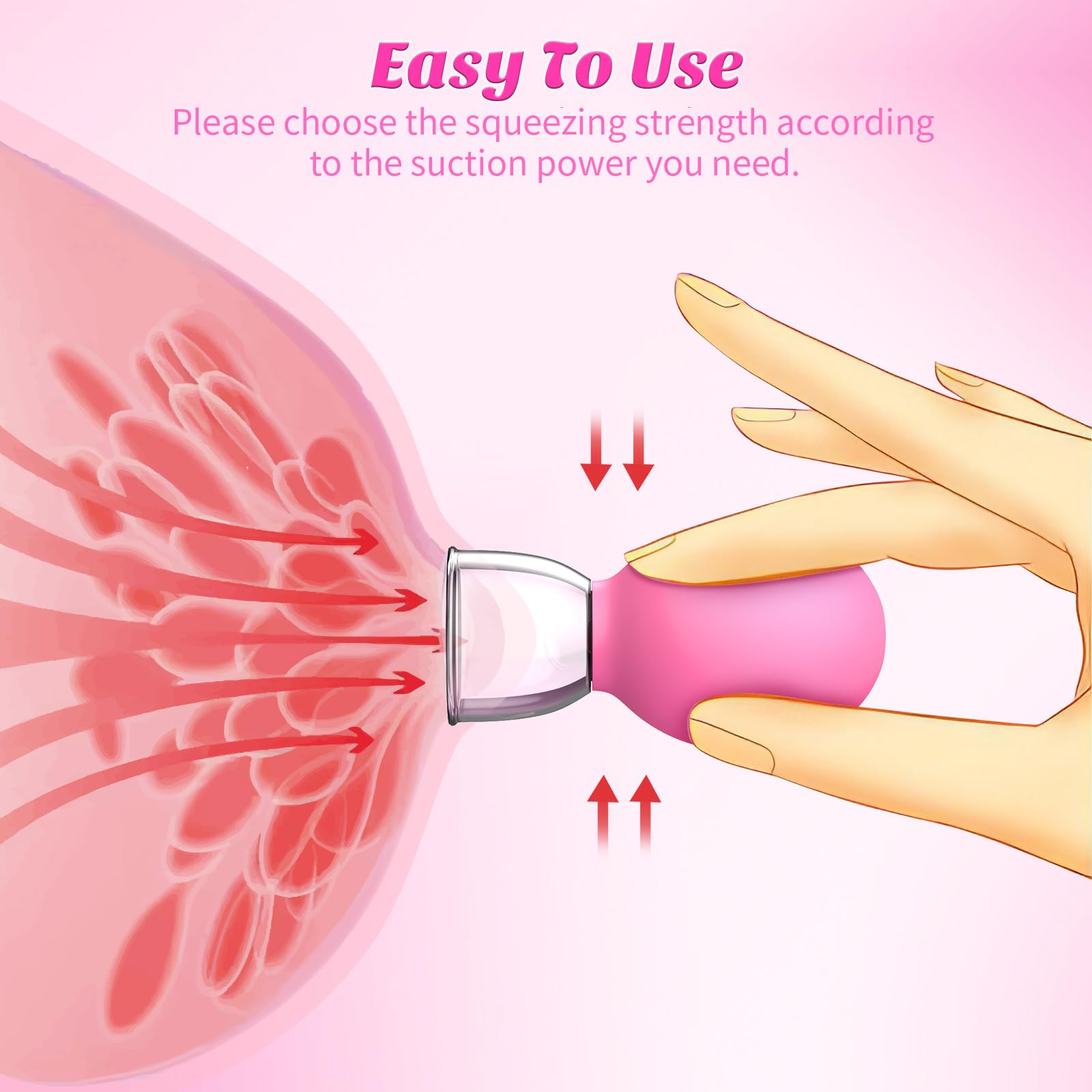 Nipple Toys Female Sex Toy - BDSM Beginner Toy Nipple Sucker Set, Mini Pair of Nipple Stimulation Adult Toys for Women, Nipple S