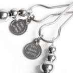 Fifty Shades Of Grey The Pinch Nipple Clamps - Adjustable Weight Metal Nipple Clamps For Sex Pleasure - Silicone Coated Clip - Includes Satin Bag - Silver