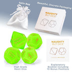 Harper & Chance Sex Dice Games for Adults Couples, Date Night Dice, 96 Foreplay Suggestions, 36 Sexual Positions...Glow in The D