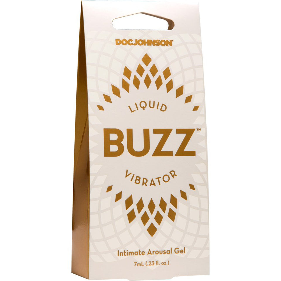 Doc Johnson Buzz Liquid Vibrator - Intimate Arousal Gel - Designed to Enhance a Woman's Sexual Sensations, Arousal, and Pleasusr