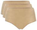 Chantelle Womens Soft Stretch One Size Seamless Brief, Ultra Nude, 3 Pack