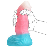 XINBALE 9.05 '' Unique Shaped Realistic Dildo,7.08 '' Insertion Length and 2.75 '' Diameter Dildo with Strong Suction Cup for Ha