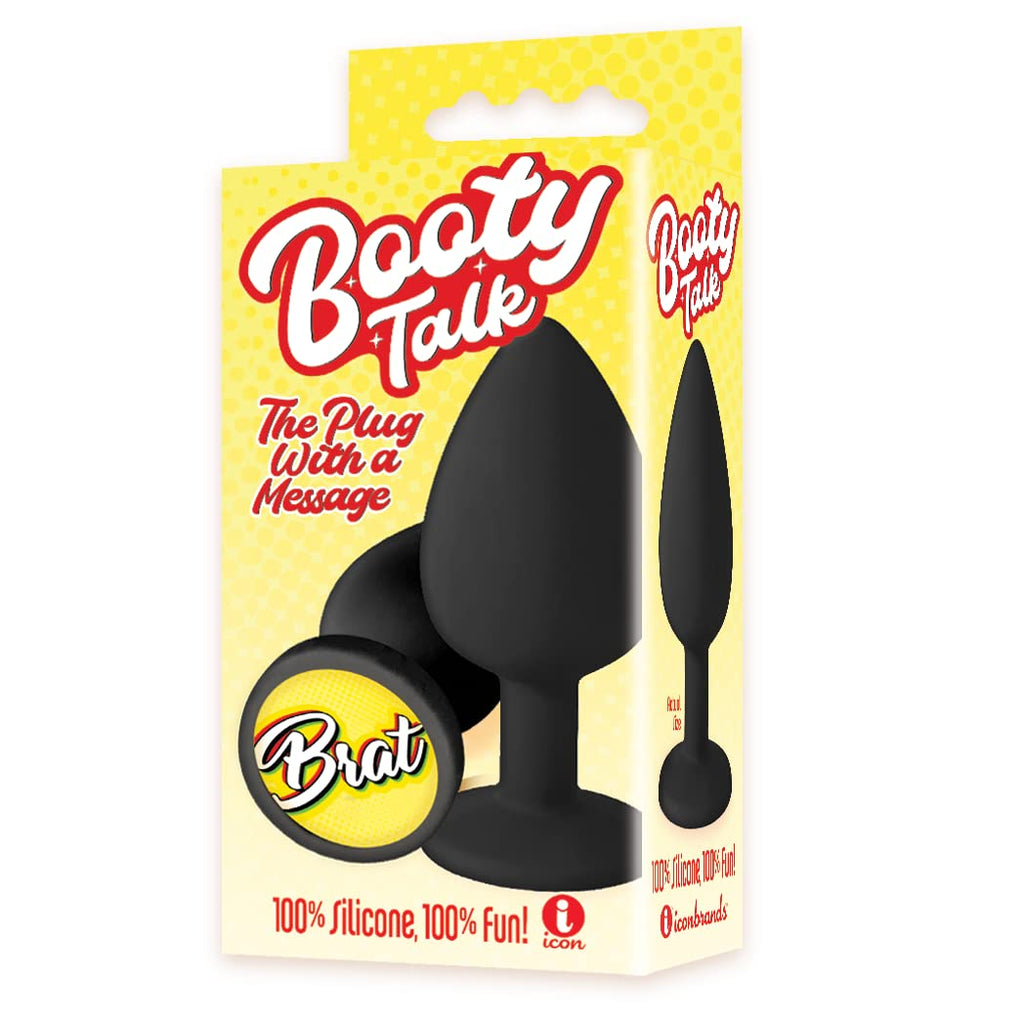 The 9'S Booty Talk Brat Silicone Butt Plug