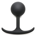HEAVY HITTERS Premium Silicone Weighted Anal Plug for Men Women & Couples. Long Wear Comfort Butt Plug Sex Toy. Weighted Core wi