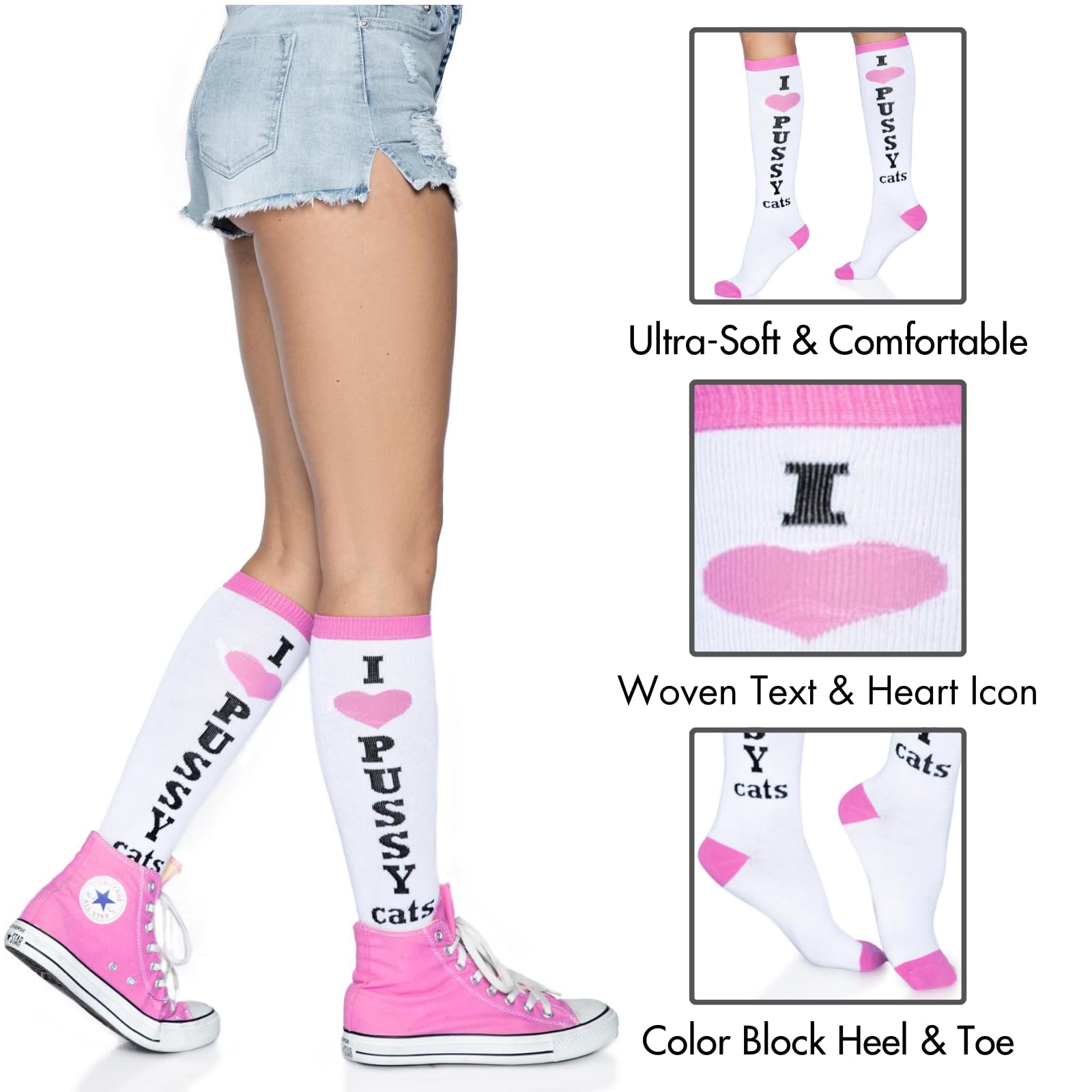 Pussycat Knee Highs.