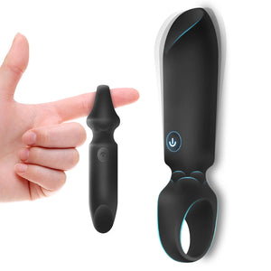 LUKIKI Bullet Vibrator Adult Toys - Female Sex Toys with 10 Vibration Modes, Lipstick Mini Vibrator for G Spot Clitoral Stimulat