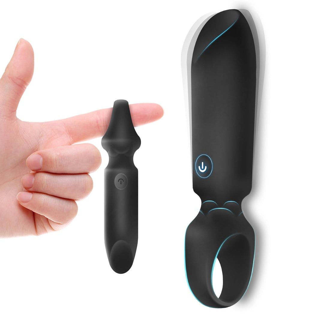 LUKIKI Bullet Vibrator Adult Toys - Female Sex Toys with 10 Vibration Modes, Lipstick Mini Vibrator for G Spot Clitoral Stimulat