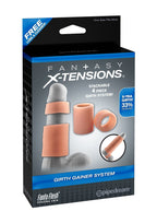 Pipedream Fantasy X-Tensions Girth Gainer System, Flesh