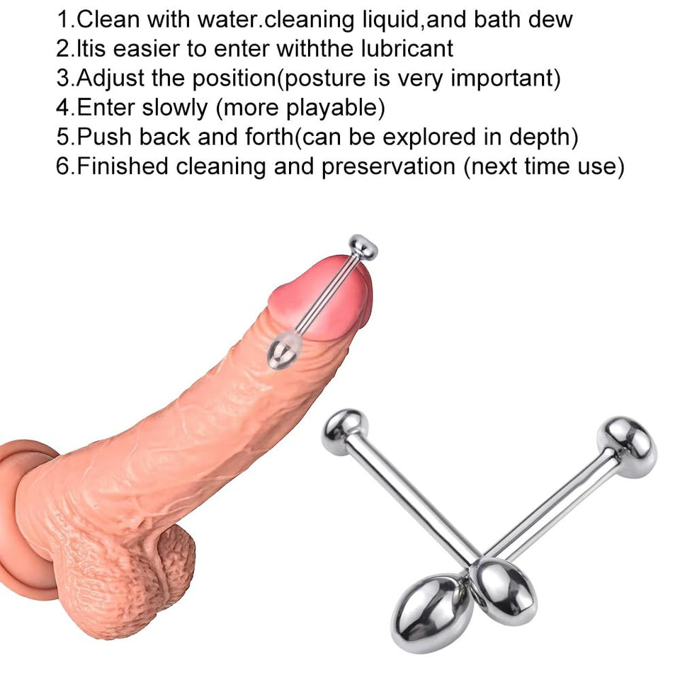 Tabuy Urethral Sounds Stainless Steel Penis Plug Training Urinary Dilator Urethra Masturbation Rod Bladder Stimulation Sex Toy f