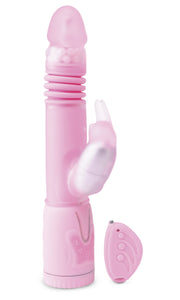 Remote control thrusting rabbit pearl  pink