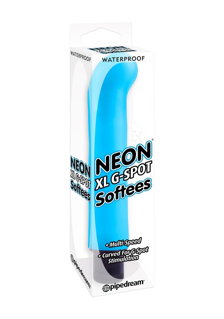 Pipedream Neon Luv Touch Vibe Waterproof, Blue, 10 Inch