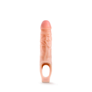 Blush Novelties, Performance - Ultra Soft X5 Plus Penis Sheath Extender - Extend Your Penis .5'' - Thicken Up to 1.5''- Ribbed C