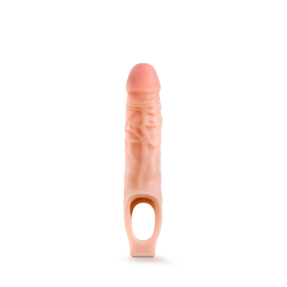 Blush Novelties, Performance - Ultra Soft X5 Plus Penis Sheath Extender - Extend Your Penis .5'' - Thicken Up to 1.5''- Ribbed C