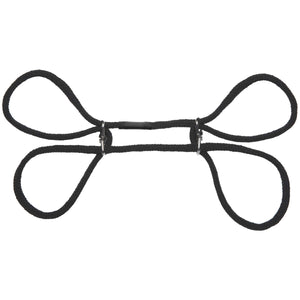 Japanese Style Bondage Cotton Cuffs Blk