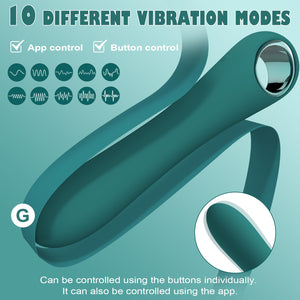 Tuitionua G Spot Dildos Sex Toys- APP Control Vibrating Dildo Vibrator with 10 Vibrations, Female Adult Sex Toy for Women Silico