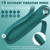 Tuitionua G Spot Dildos Sex Toys- APP Control Vibrating Dildo Vibrator with 10 Vibrations, Female Adult Sex Toy for Women Silico