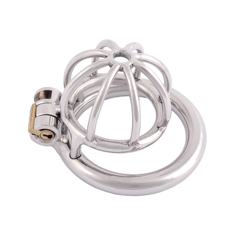TERNENCE Metal Male Chastity Device Small 304 Steel Stainless Comfortable Cock Cage Adult Game Sex Toy D240 (1.57 inch / 40mm)