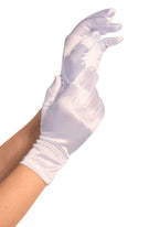 Wrist Length Satin Gloves O/S