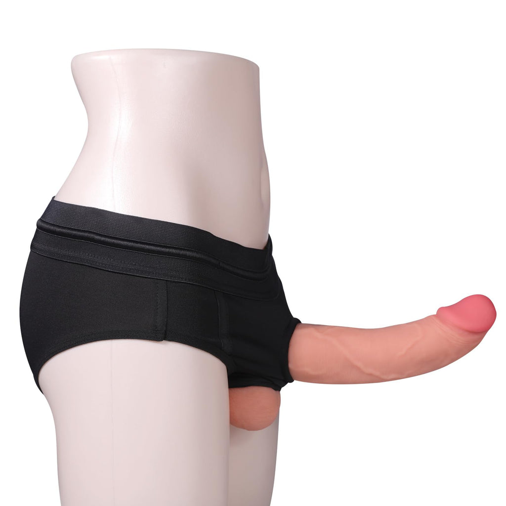 Silicone Double Sided Dildo Strapless Strap-On Dildo with Vivid Glans Realistic Double-Ended Dildo Adult Sex Toy for Lesbian Gay
