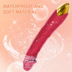 7.6 Inch Realistic Dildo Vibrator for Women,10 Powerful Vibration Modes for Clitoral and G-spot Stimulation, Waterproof Rose Adu