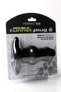 Perfect fit xlarge double tunnel plug - clear (Package Of 2)