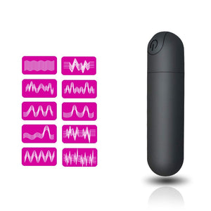 G Spot Bullet Vibrator Nipple Clitorals Stimulator USB Rechargeable for Travel - 10 Modes Portable Waterproof Mini Vaginal Anal