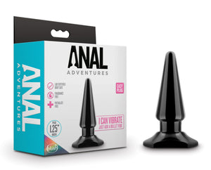 Blush Anal Adventures Easy Plug - 4 Inch Length and 1.25 Inch Width - Tapered Tip for Easy Insertion & Perfect for Beginners - B