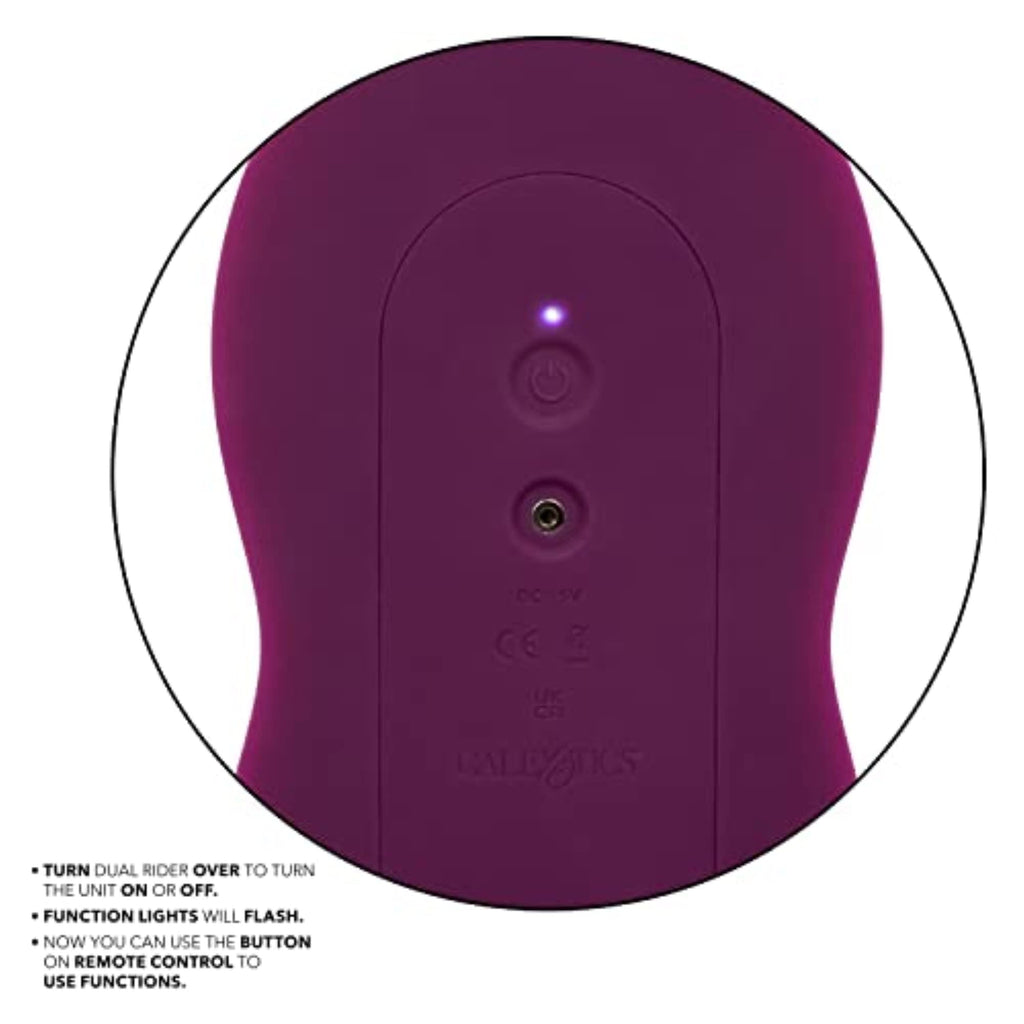 Calexotics Lust Remote Control Dual Rider, Purple (12006)