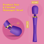 Tracy 's Dog Adult Toys, Vibrator Wand with 5 Vibrations and 3 Speeds, Adult Sex Toys for Clitoral Stimulation, Magic Cordless H