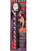 Nasstoys Pearl Shine Deluxe Anal Beads Burgundy, 8 Inch