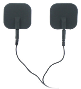 Zeus Electrosex Deluxe Silicone Black Electro Pads