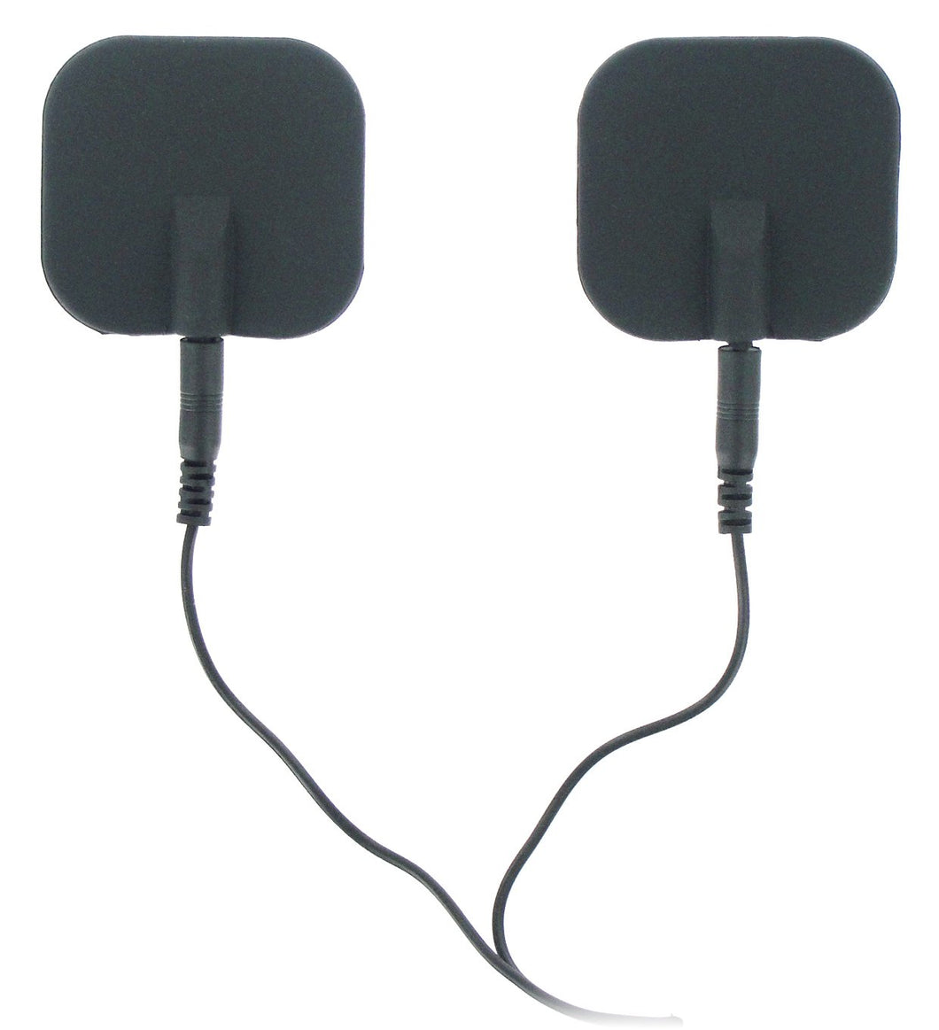 Zeus Electrosex Deluxe Silicone Black Electro Pads