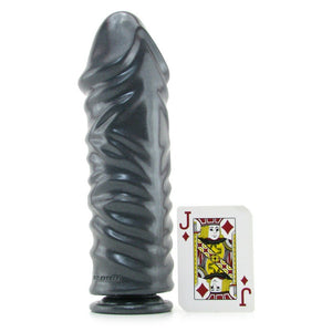 Doc Johnson American Bombshell - Bunker Buster - Dildo Or Butt Plug With Suction Cup - Gunmetal Grey