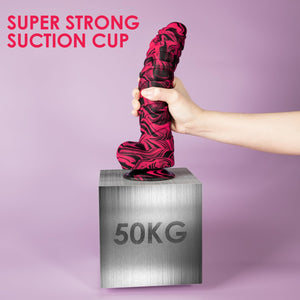 Huge Dildo Adult Sex Toys - 8.26 '' Blowjob Realistic Fantasy Dildos with Strong Suction Cup, G Spot Clitoral Anal Vaginal Forep