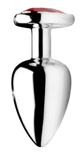 Red Heart Gem Anal Plug- Small