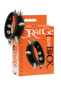 (D) Orange Is The New Black Spiked Cock Ring