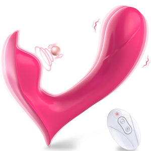 MOOLIGIRL Wearable Vibrator Sex Toys for Women - G Spot Vibrator for Clitoral Vaginal Dual Stimualtion with Dildo, Panty Vibrate